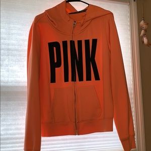 Orange pink sweatshirt